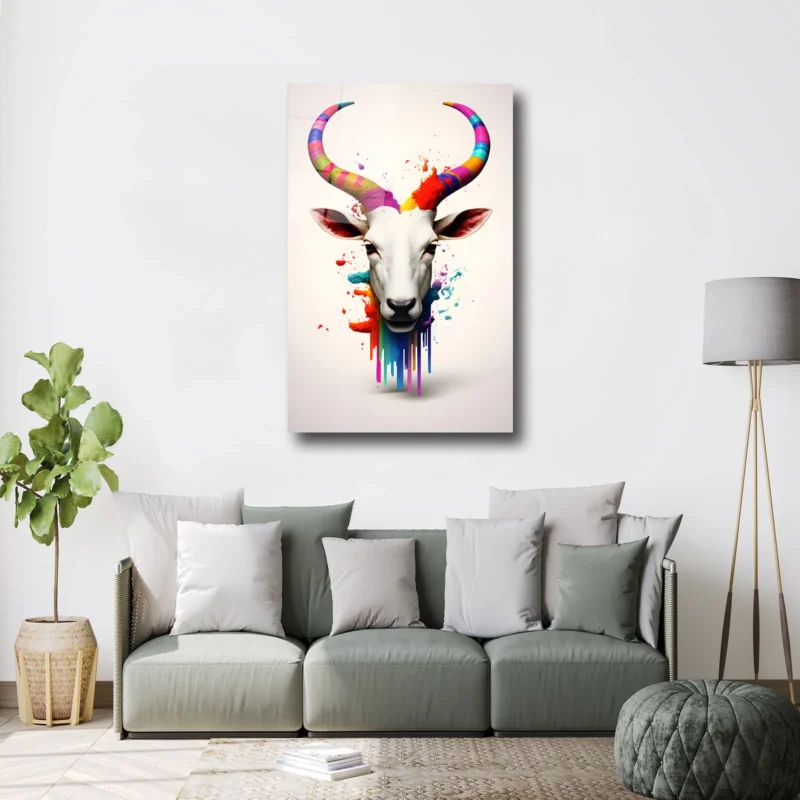 Home Main 23 1 Renkli Antilop Cam Tablo Home Main