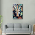 Artello Decor Mistik Boğa Cam Tablo - Rengarenk Mandala Desenli Modern Sanat - Görsel 5