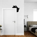 Artello Decor - Dikizleyen İkili Kedi Kapı Üstü Metal Aksesuar - 2mm Çelik - Görsel 3