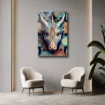 Artello Decor Mistik Boğa Cam Tablo - Rengarenk Mandala Desenli Modern Sanat - Görsel 6