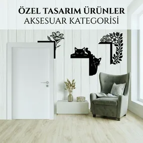 Home Main 15 aksesuar kategori siyah metal tablo Home Main